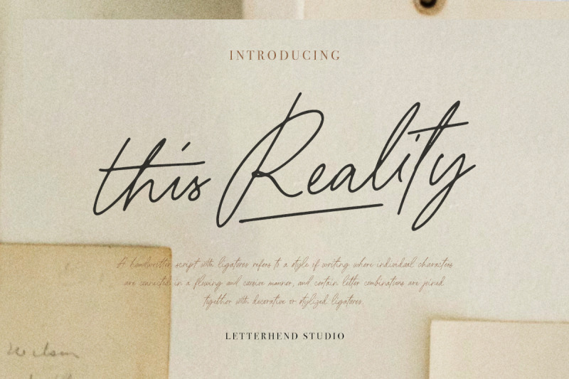 this-reality-handwritten-script