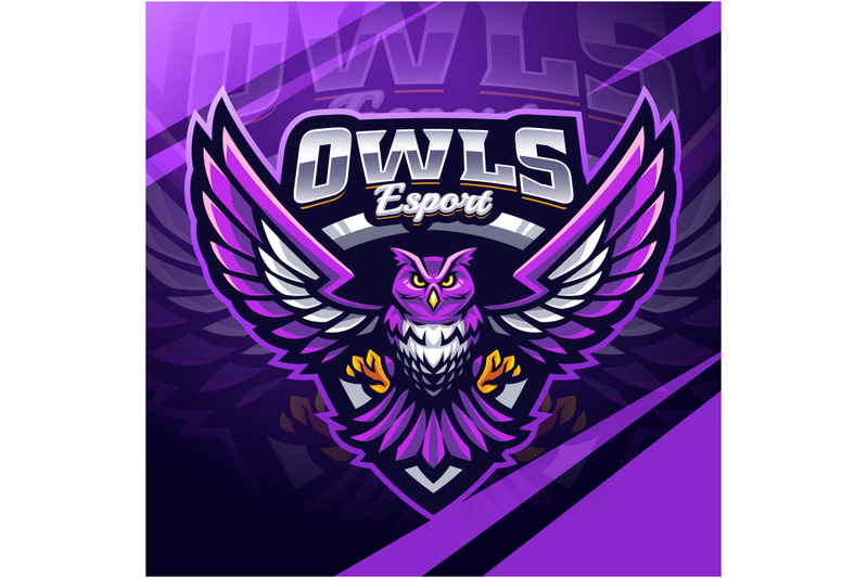 owls-esport-mascot-logo-design