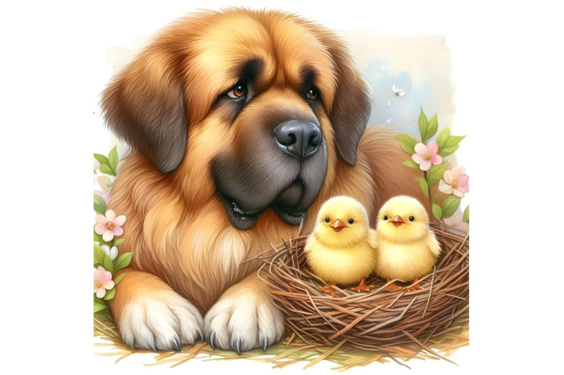 big-dog-and-two-chicks