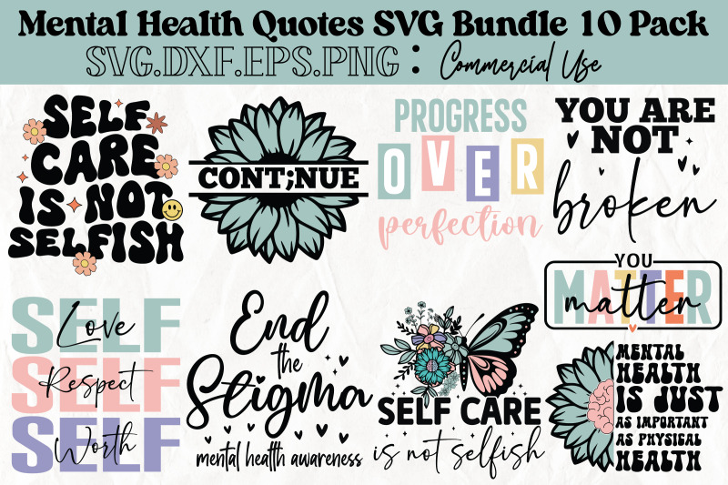 mental-health-quotes-svg-bundle-10-pack