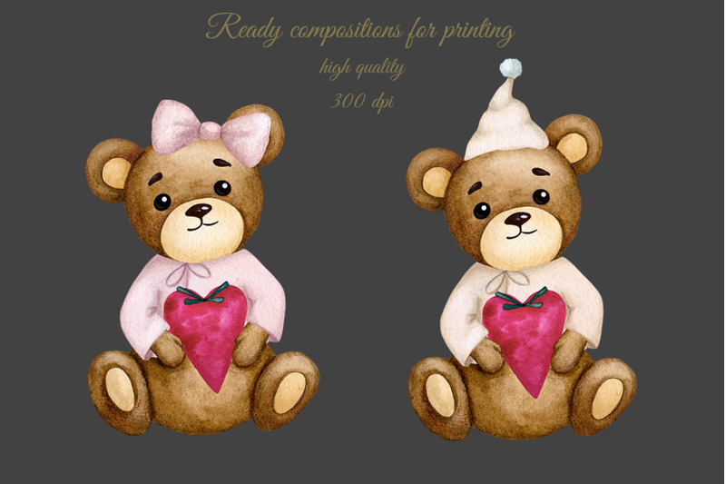 teddy-bear-boy-girl-watercolor-png