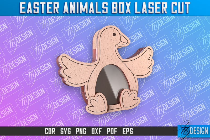 happy-easter-box-easter-goose-box-laser-cut-candy-dome