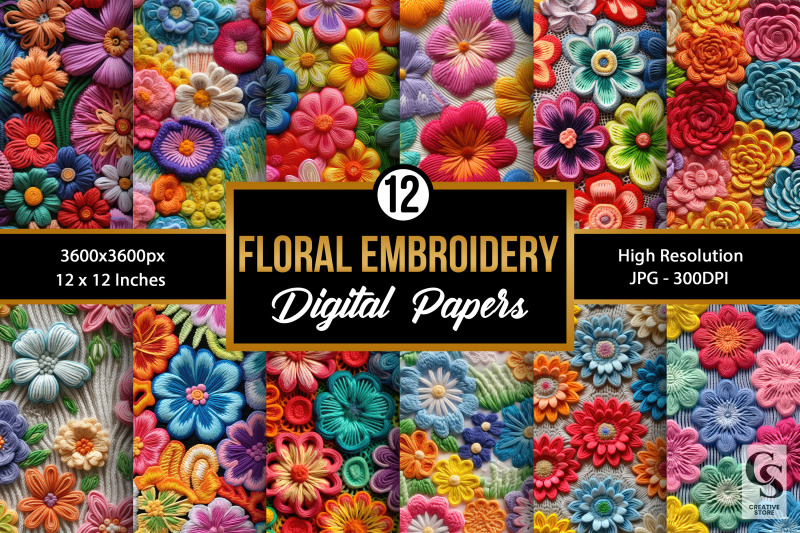 colorful-embroidery-flowers-seamless-patterns