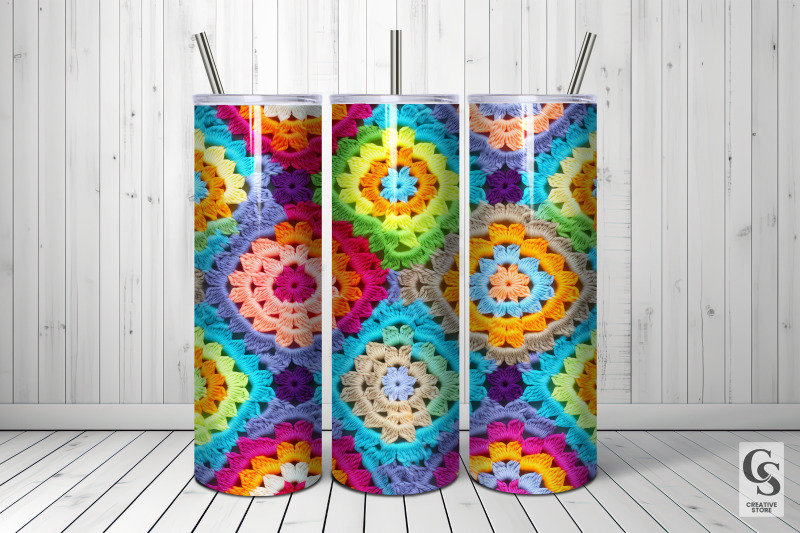 rainbow-square-granny-crochet-seamless-patterns