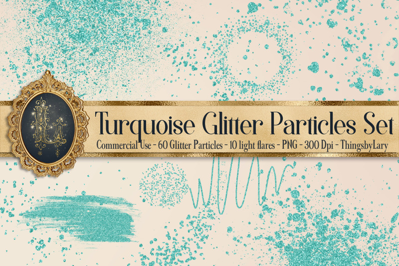 70-turquoise-glitter-particles-set-png-overlay-images