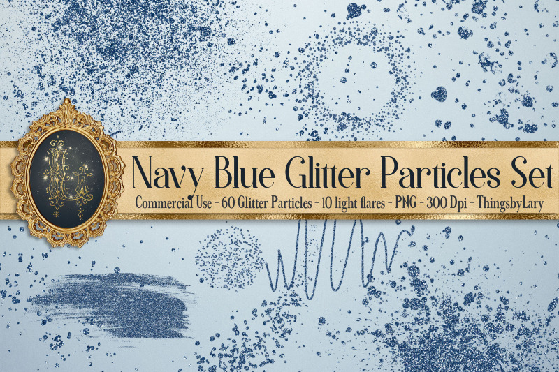 70-midnight-blue-glitter-particles-set-png-overlay-images