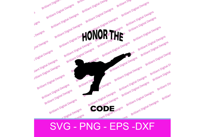 martial-arts-honor-the-code-svg