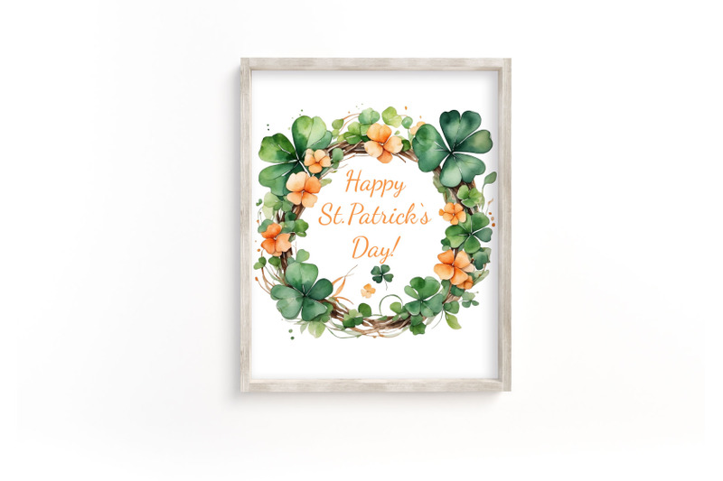 loral-shamrock-wreath-spring-clipart-watercolor-clover-clipart