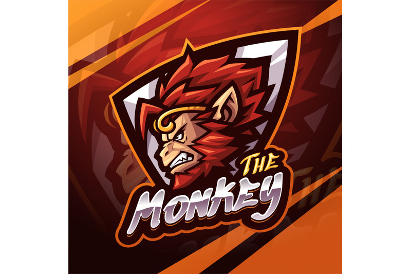 the-monkey-king-head-esport-mascot-logo-design