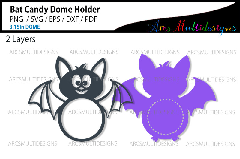 bat-candy-dome-holder