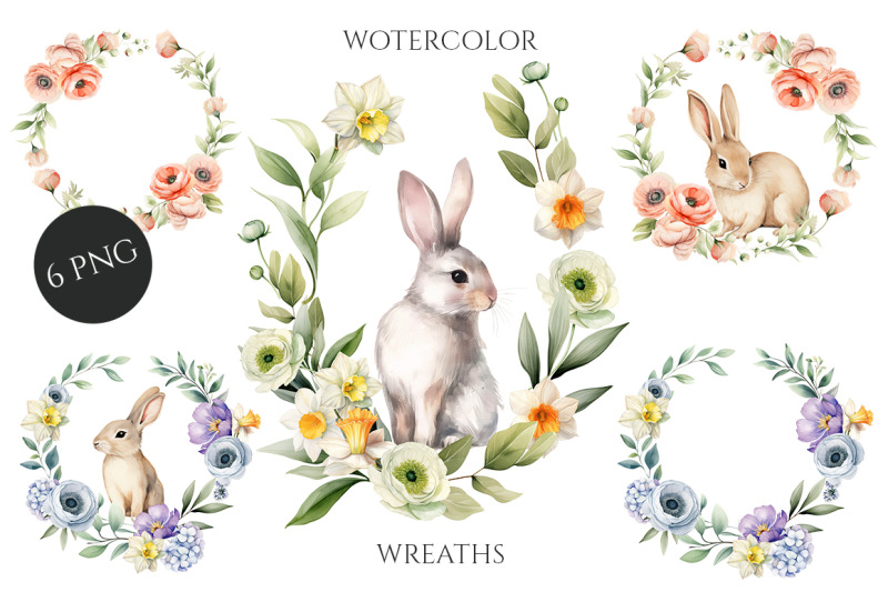 floral-easter-watercolor-illustrations