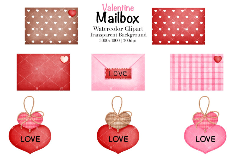 watercolor-valentine-mailbox-clipart