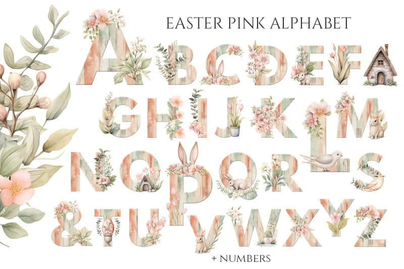 easter-pink-alphabet