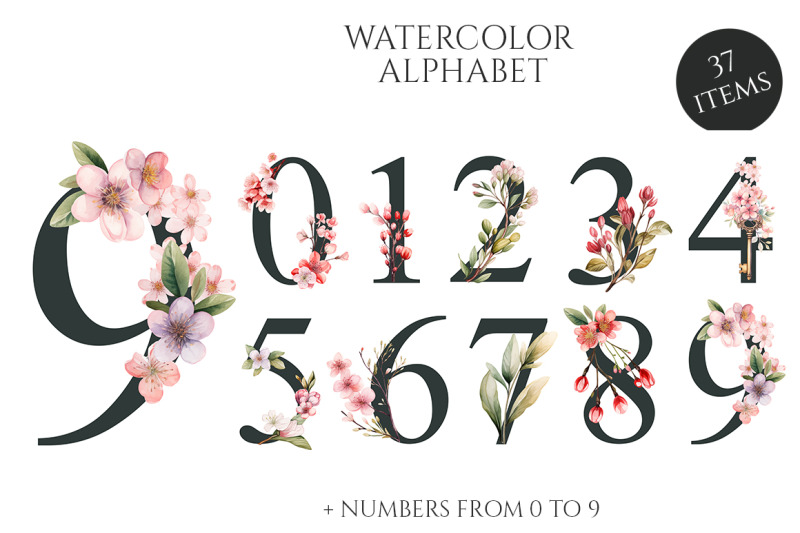 pink-floral-spring-alphabet