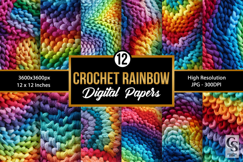 crochet-rainbow-seamless-patterns