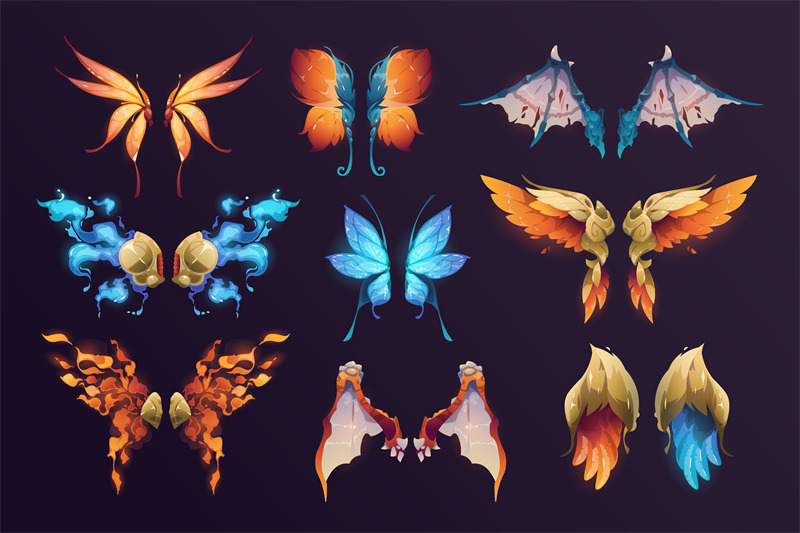 fantasy-wings-cartoon-pair-of-fairy-bat-and-butterfly-wings-magic-an