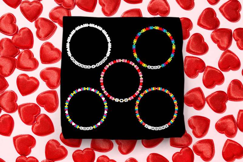 letter-bead-bracelet-with-heart-set-svg-png-dxf-eps
