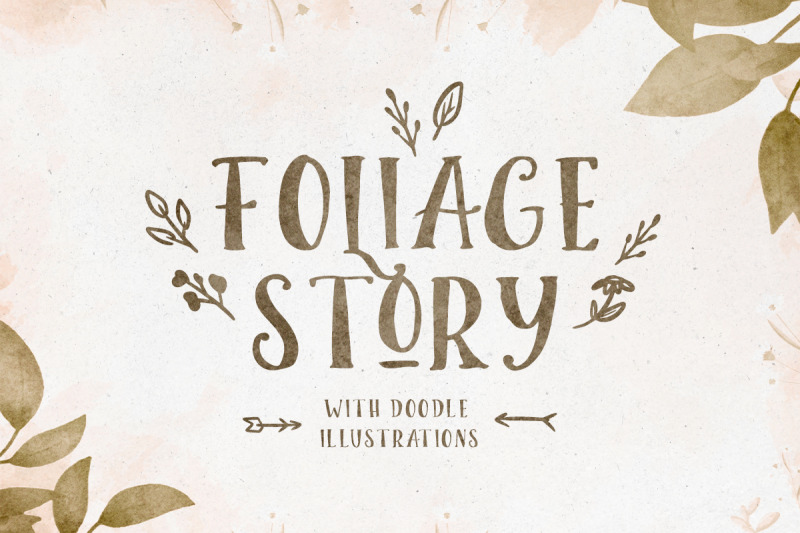 foliage-story-doodle-font