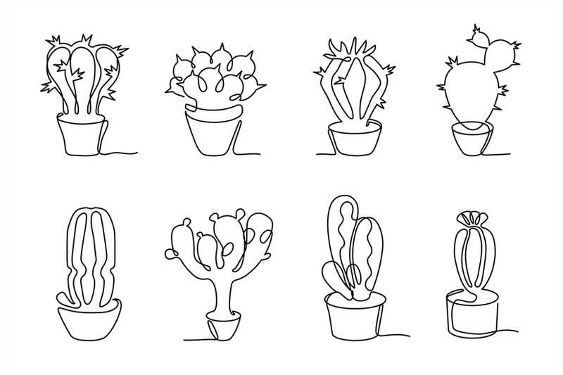 one-continuous-line-potted-cactus-mexican-prickly-succulent-with-thor