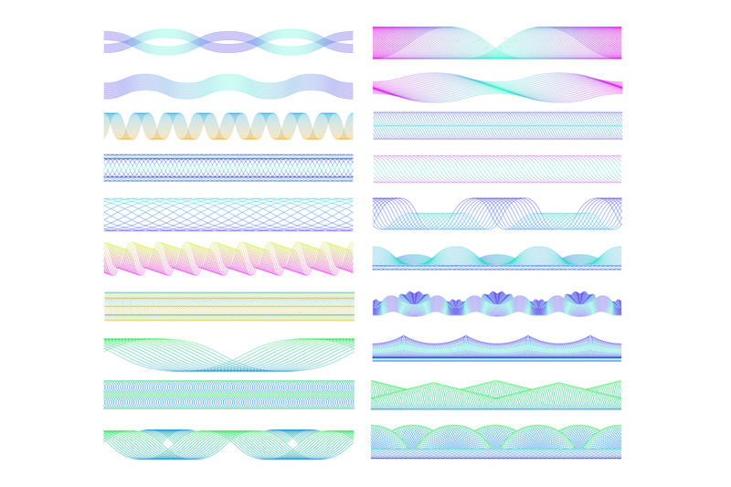 seamless-guilloche-dividers-colorful-wave-patterns-and-spirogra