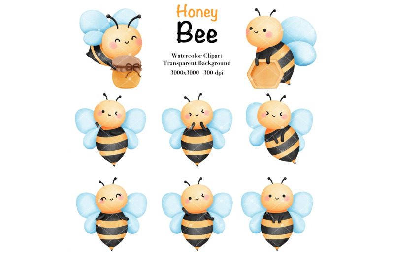 watercolor-honey-bee-clipart