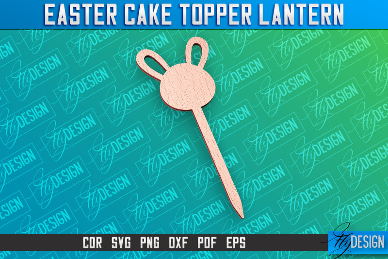 easter-cake-topper-laser-cut-happy-easter-design-cnc-file