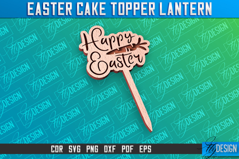 easter-cake-topper-laser-cut-happy-easter-design-cnc-file