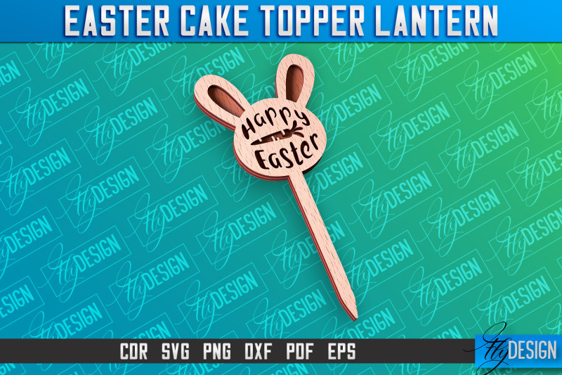 easter-cake-topper-laser-cut-happy-easter-design-cnc-file