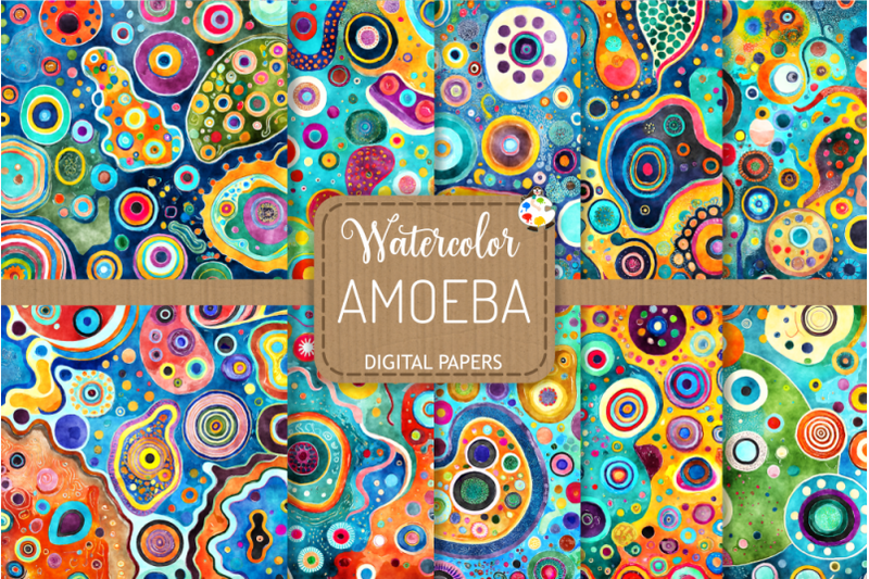 amoeba-watercolor-superbug-pattern-papers