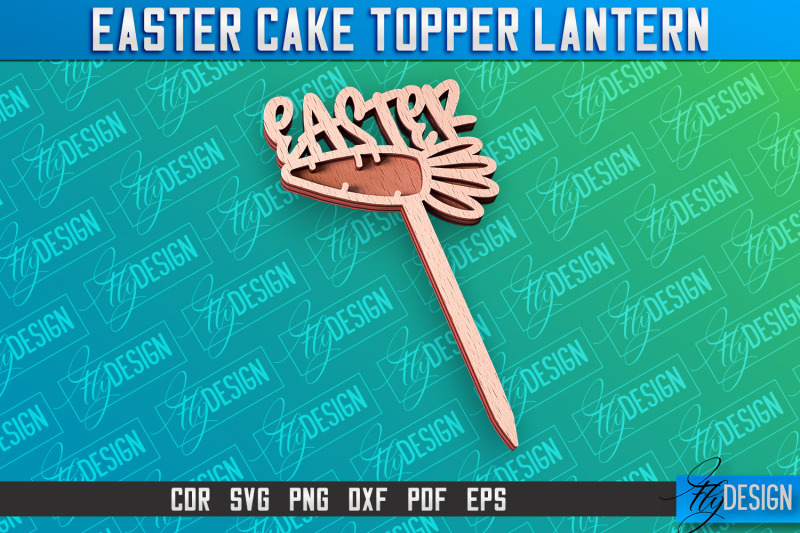 easter-cake-topper-laser-cut-happy-easter-design-cnc-file