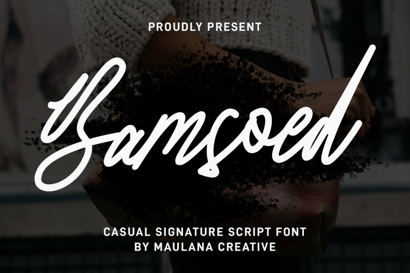 bamsoed-signature-script-font