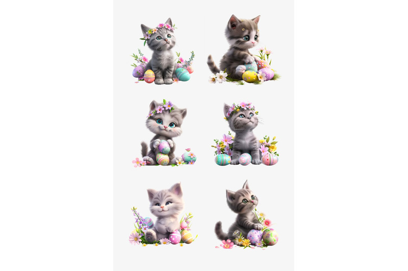 easter-cat-clip-art-png-with-watercolor-flowers-amp-easter-eggs