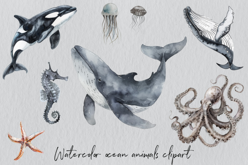 watercolor-ocean-animals