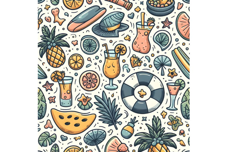 summer-beach-or-swimming-pool-seamless-pattern