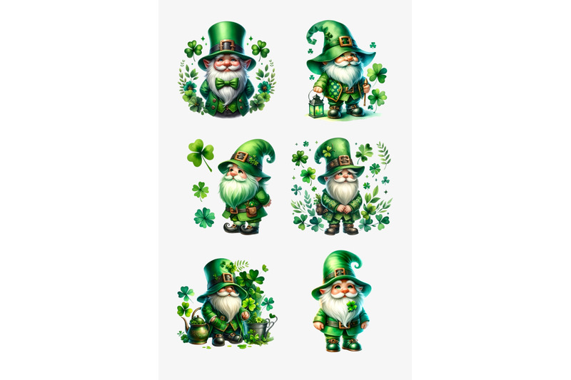 st-patrick-039-s-day-gnome-clipart-bundle