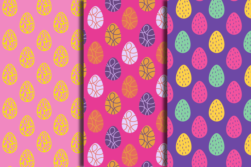 vintage-easter-seamless-patterns