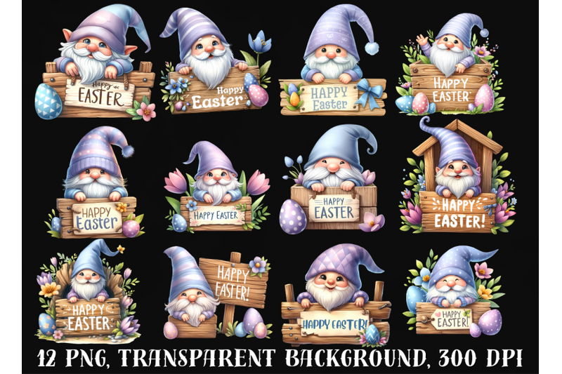 easter-clipart-cute-easter-gnomes-clipart