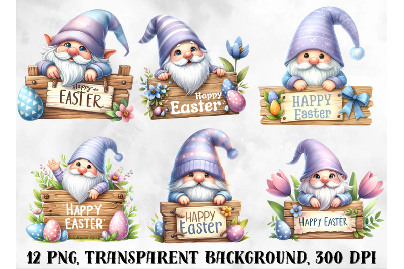 easter-clipart-cute-easter-gnomes-clipart