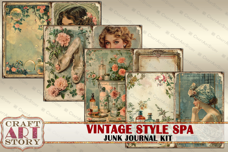 vintage-style-spa-junk-journal-pages-1920s-fantasy