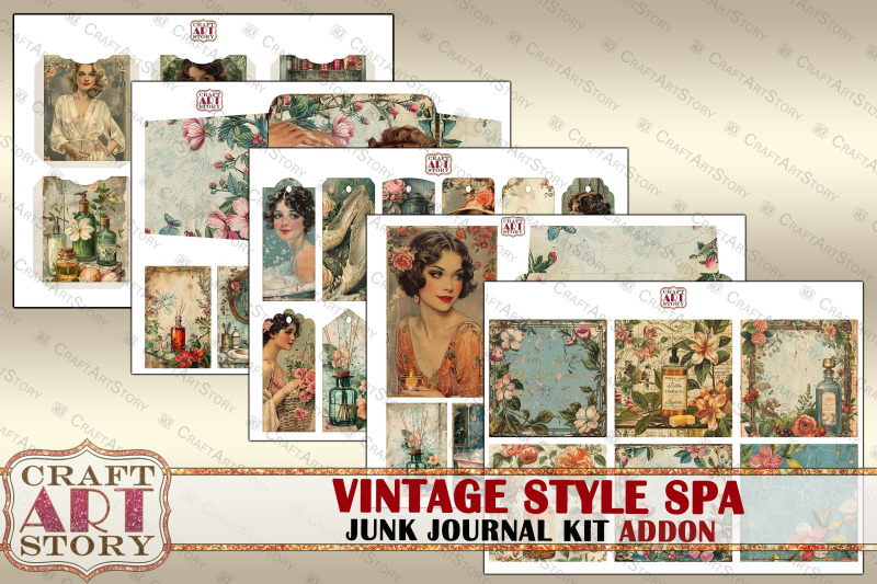 vintage-style-spa-junk-journal-addon-pages-1920s-fantasy