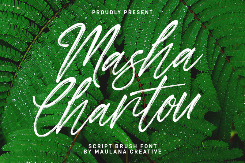 masha-chantou-script-brush-font