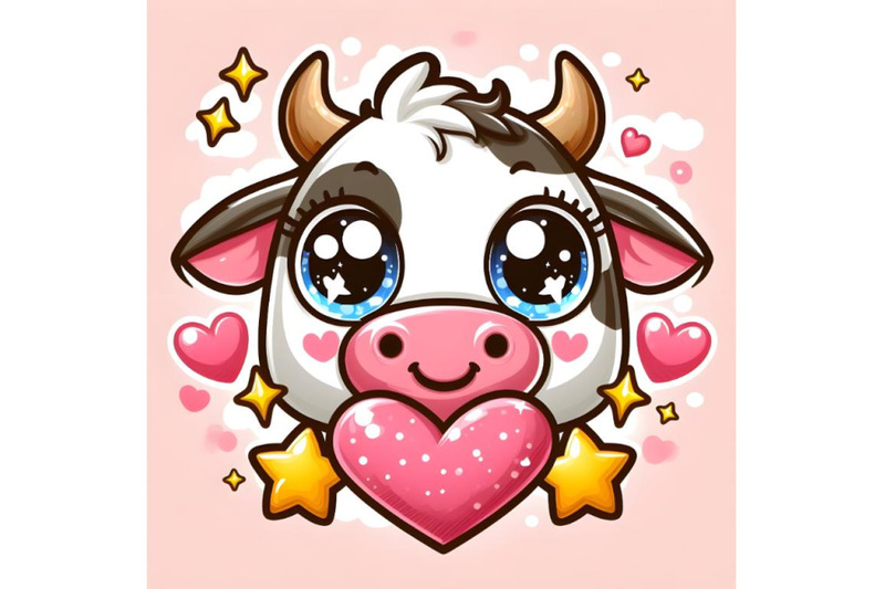 cute-adorable-big-eye-cow