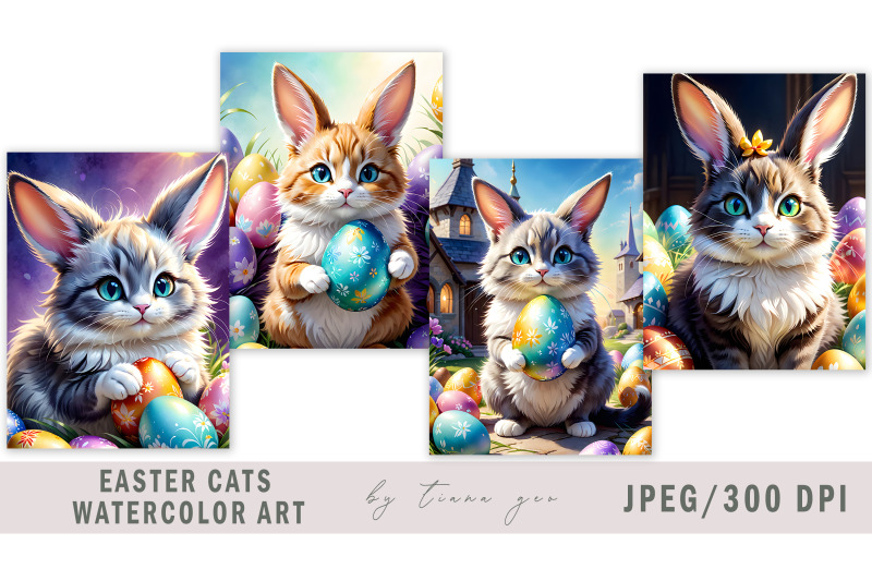 cute-watercolor-easter-bunny-cat-illustration-4-jpeg