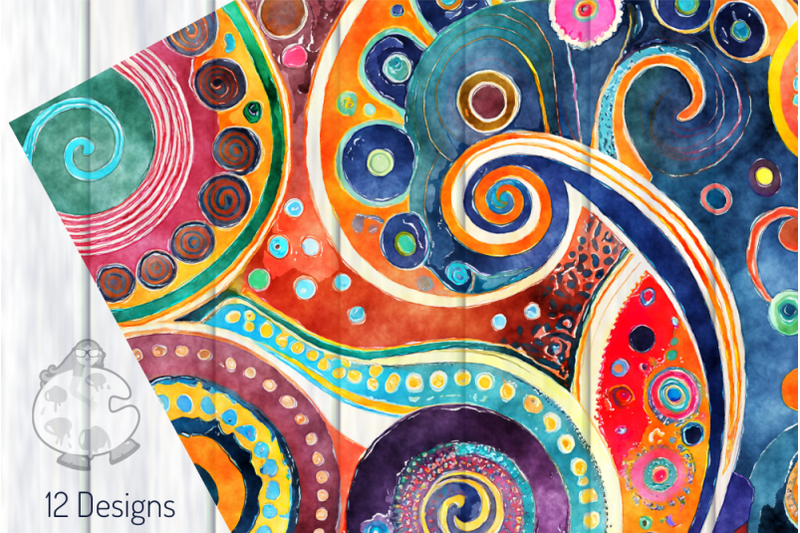 funky-patterns-set-5-watercolor-boho-designs