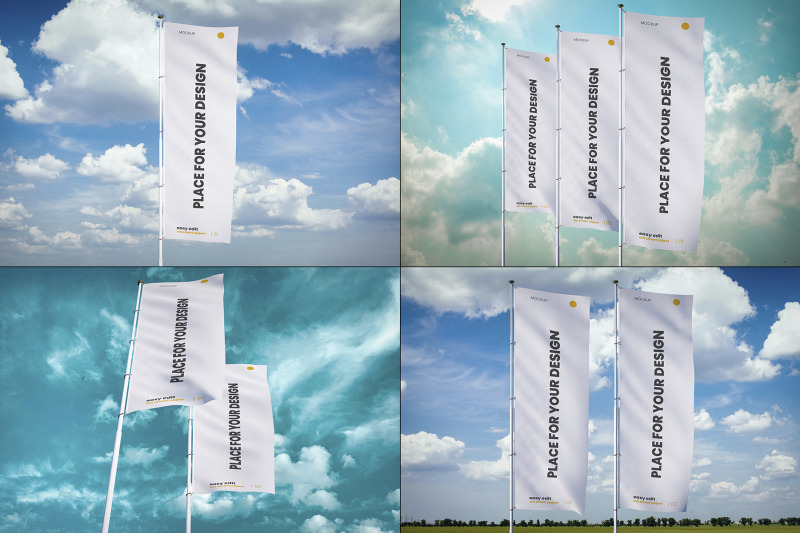vertical-flags-mockup
