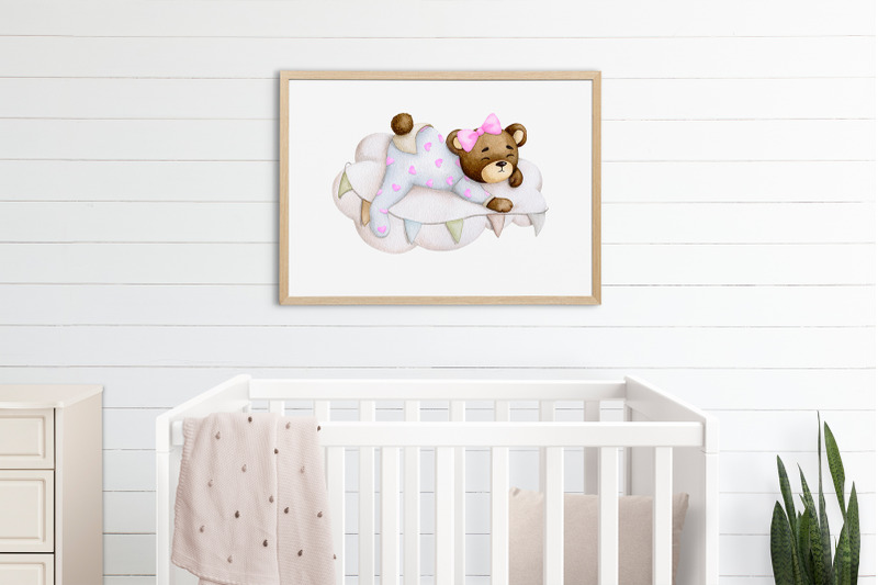 teddy-bear-on-a-cloud-watercolor-png