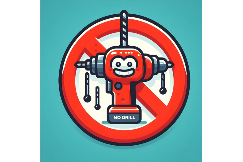 prohibited-vector-sign-no-drill