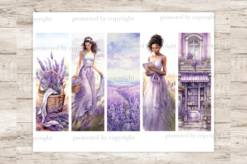 lavender-bookmarks-spring-bookmarks