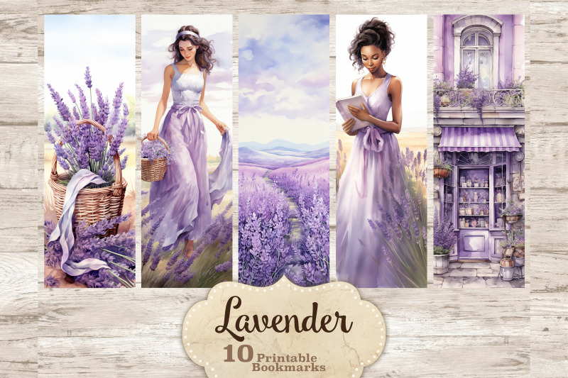 lavender-bookmarks-spring-bookmarks
