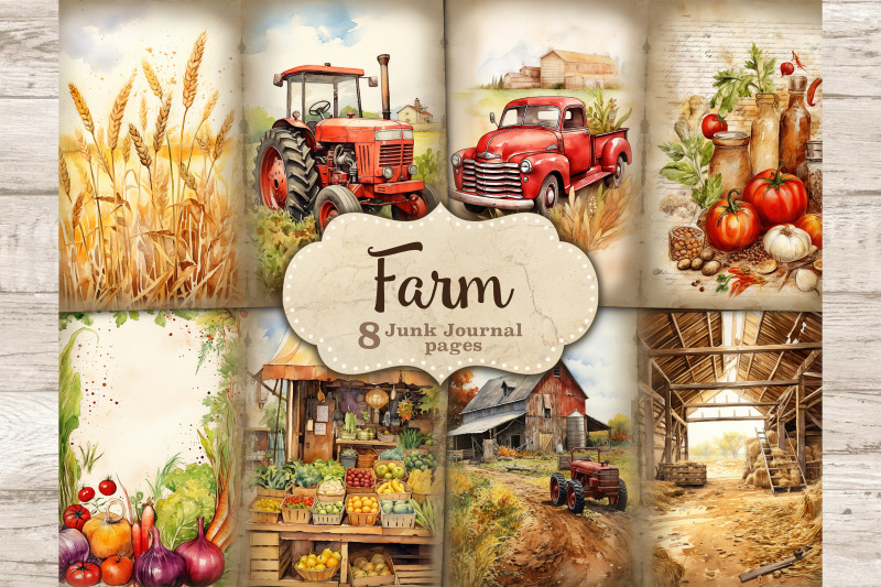 farm-junk-journal-pages-countryside-printable